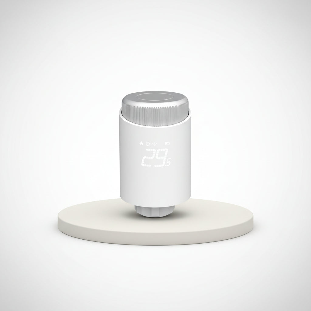 Intelligent thermostatic radiator valve plastic controller for smart temperature control