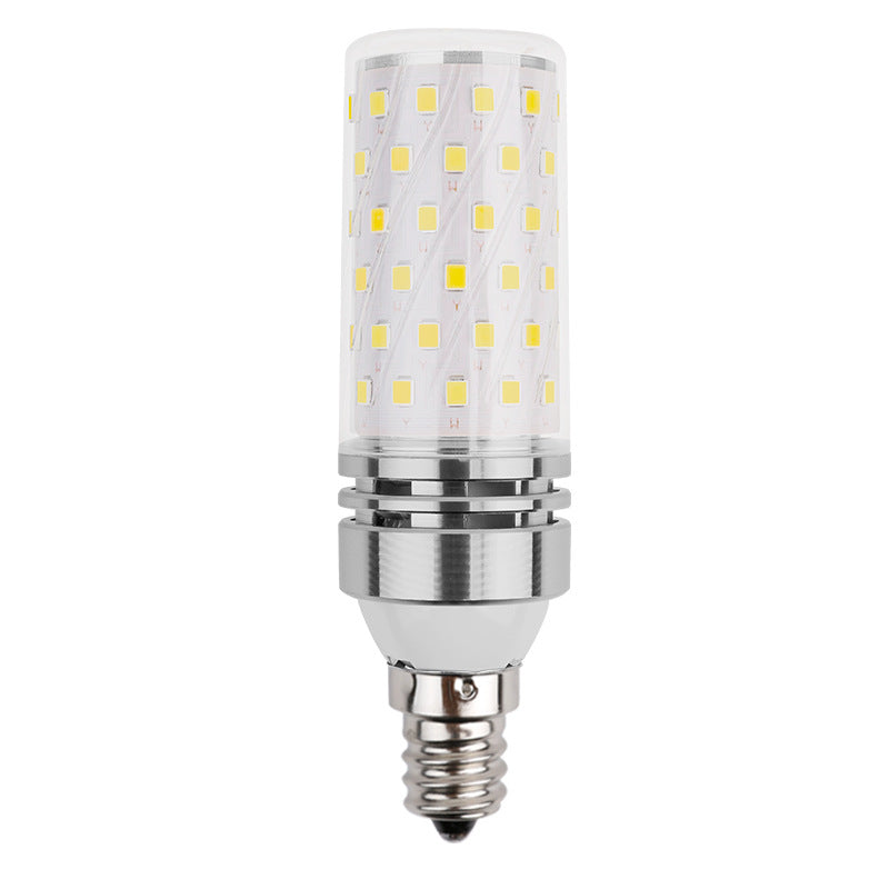 LED light bulb on a white background