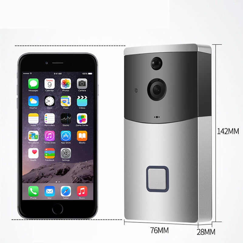 Home WiFi wireless video intercom doorbell with HD camera and two‑way audio