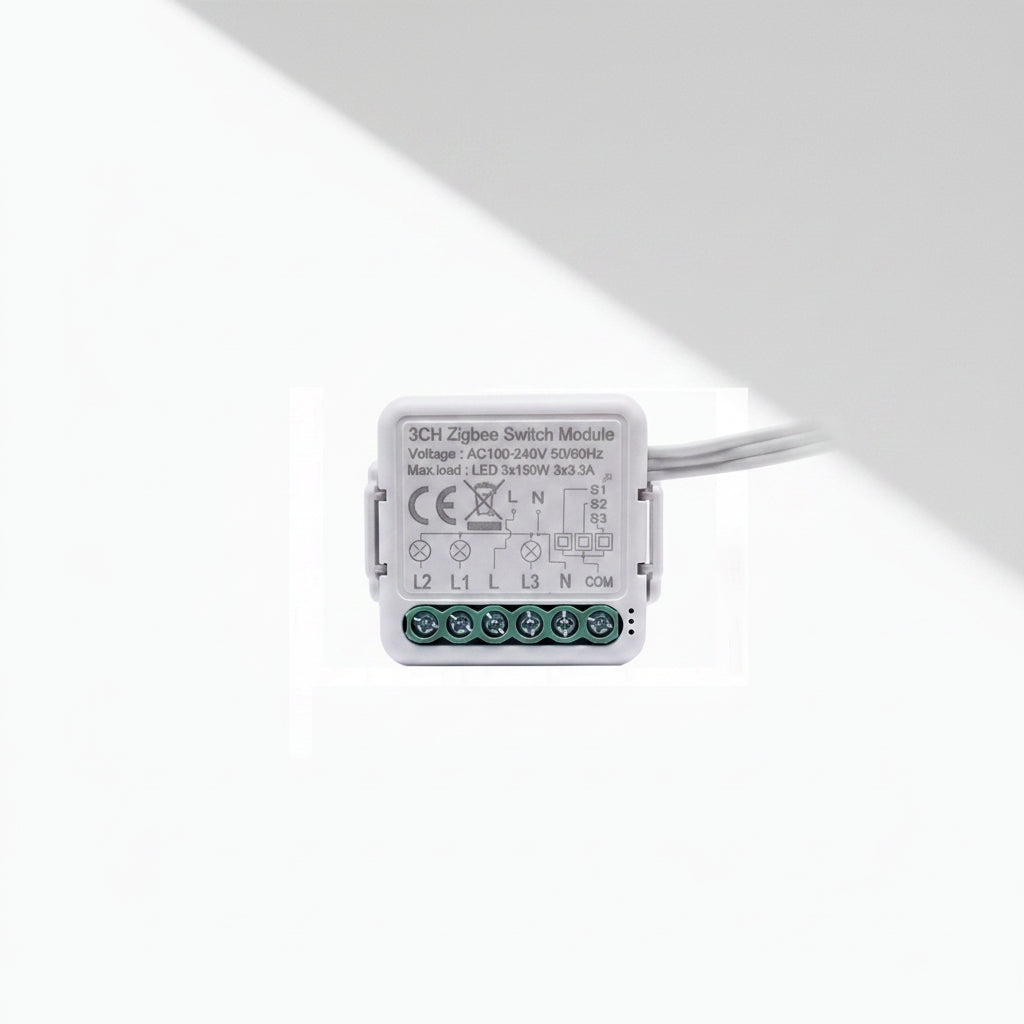 Tuya Zigbee smart switch module for wireless on‑off smart home control