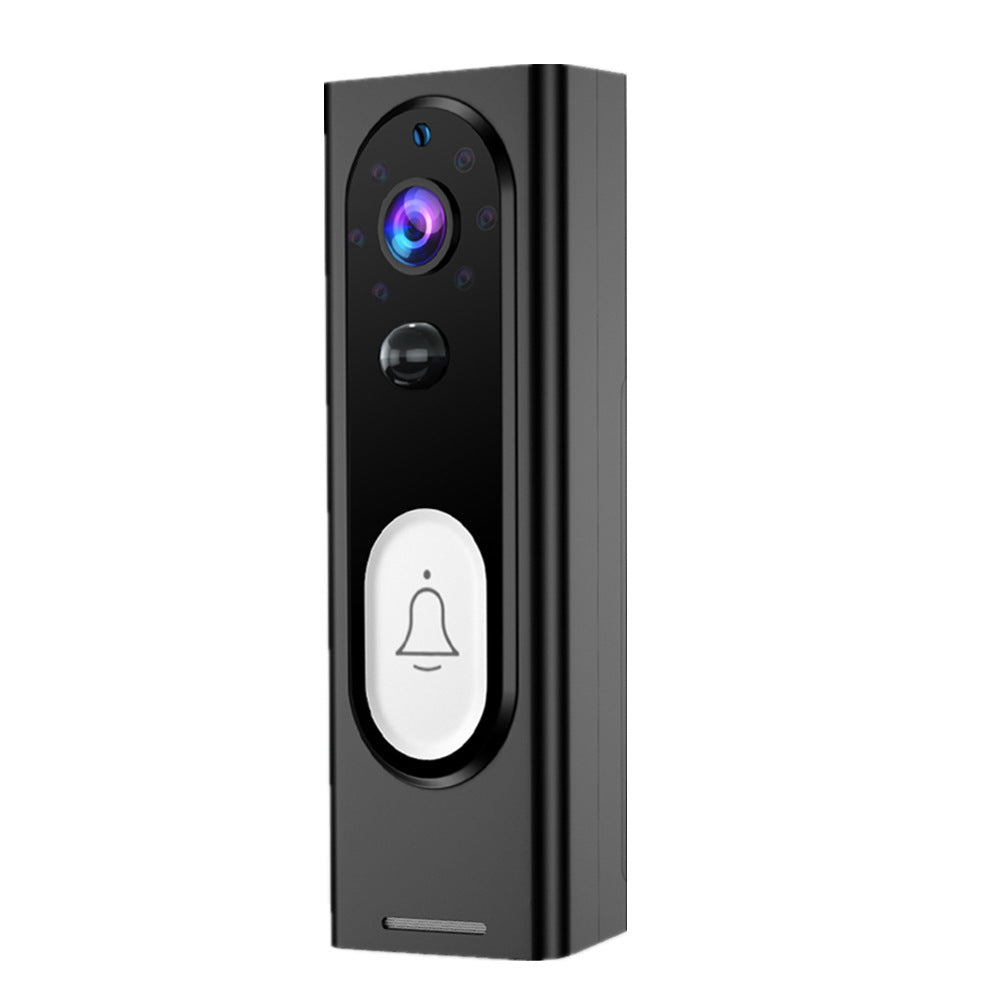1080P wireless WiFi video doorbell with remote monitoring and two‑way voice intercom