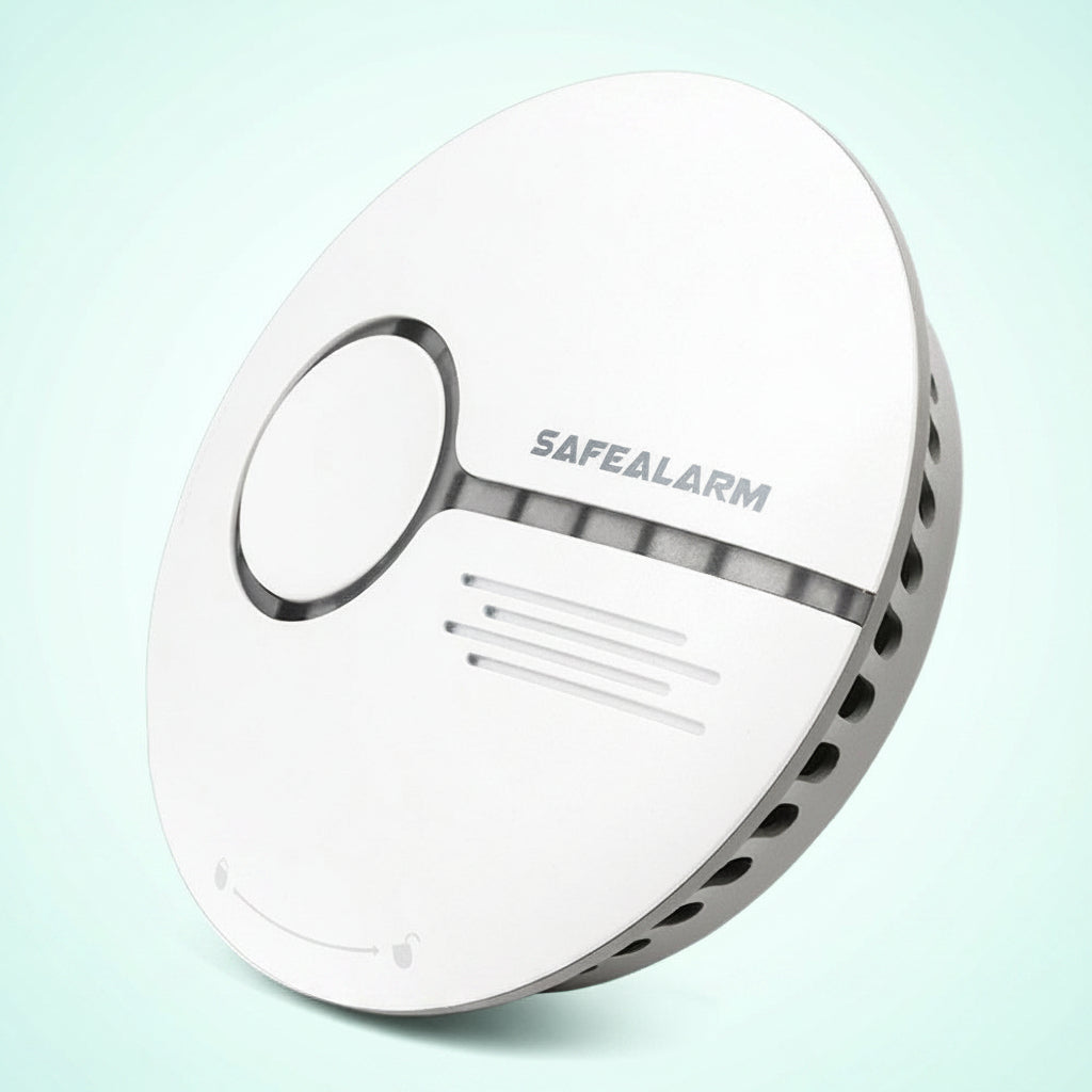 Smart WiFi wireless smoke detector with APP fire alarm notifications”
