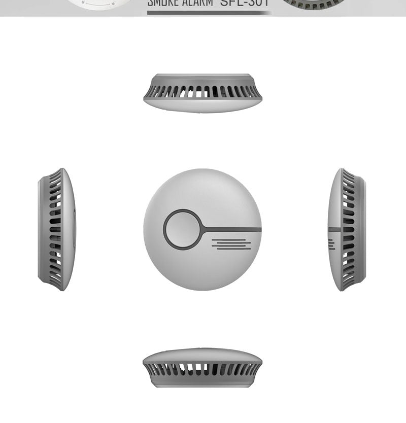 Smart WiFi wireless smoke detector with APP fire alarm notifications”