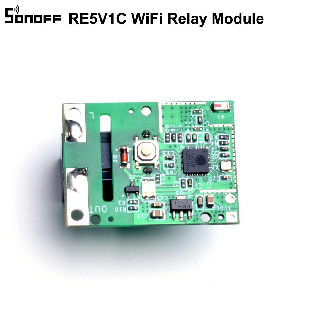 WiFi smart relay module with inching and self‑locking modes for APP and voice control
