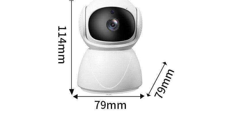 Smart HD wireless WiFi surveillance camera with night vision and motion alerts