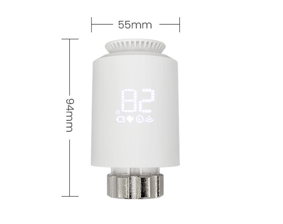 Smart radiator thermostat valve with mobile APP intelligent temperature control