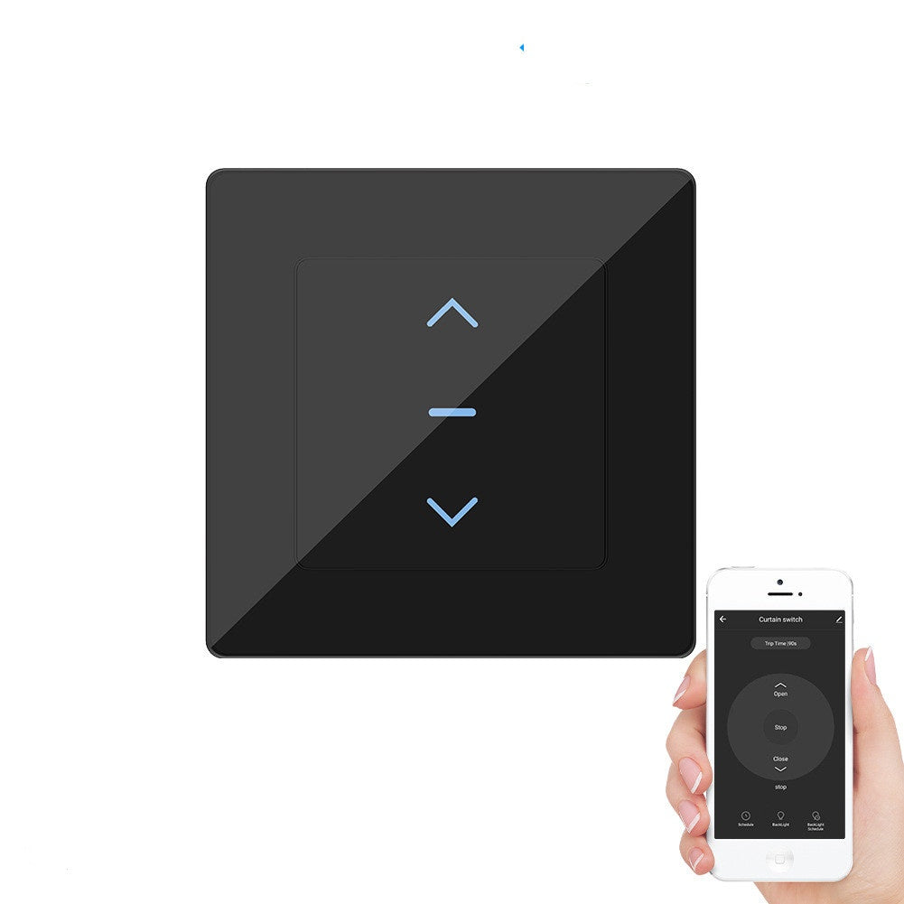 WiFi smart curtain switch for electric roller shutters with app timing and voice control