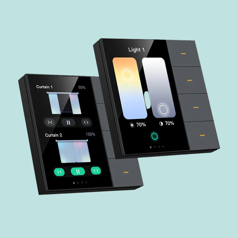 Graffiti ZigBee smart multi‑function wall control panel for home automation