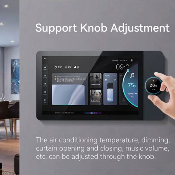 Graffiti smart central control home panel with touch screen and smart home automation features