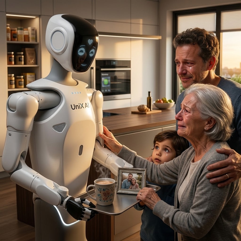 UniX AI Wanda 2.0 Wheeled Dual-Arm Humanoid Robot