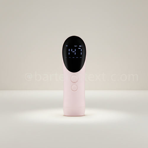 Handheld Doppler ultrasound fetal stethoscope for hearing baby heartbeat