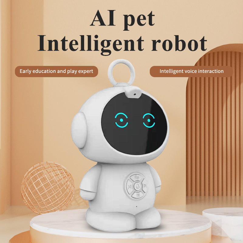 Multilingual AI smart robot with WiFi voice communication and interactive learning features