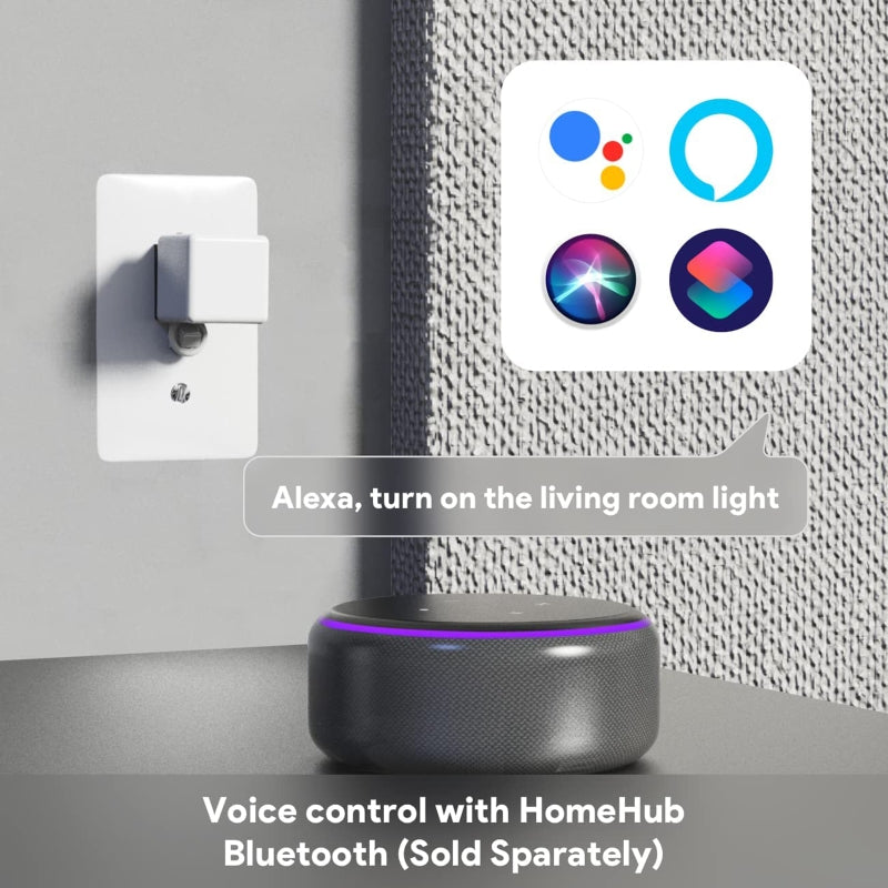 Bluetooth finger robot button pusher with Smart Life App and voice control automation
