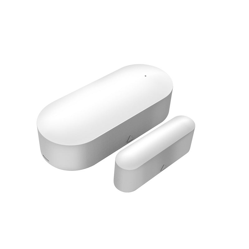 Tuya WiFi smart magnetic door sensor with anti‑theft alarm and app push notifications