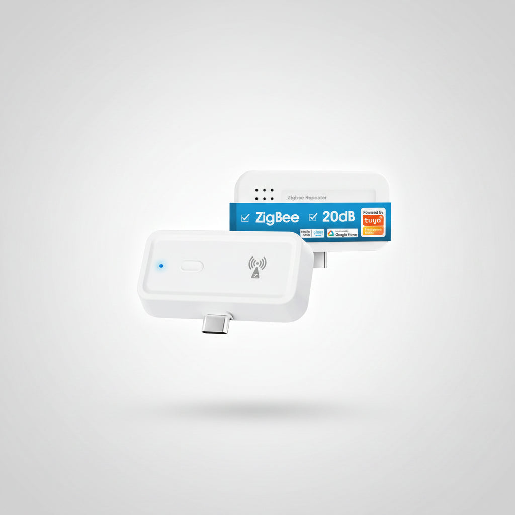 Graffiti ZigBee smart repeater with Type‑C power for extending smart home signal range