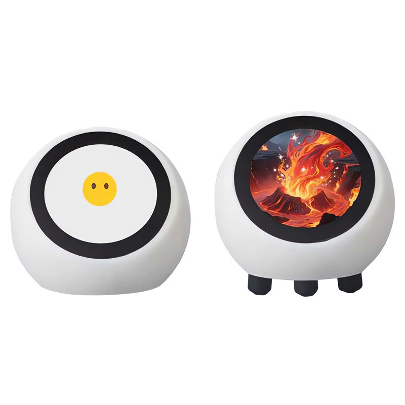 Compact AI‑powered voice interaction robot with touch control, built‑in battery, and stable indoor operation.