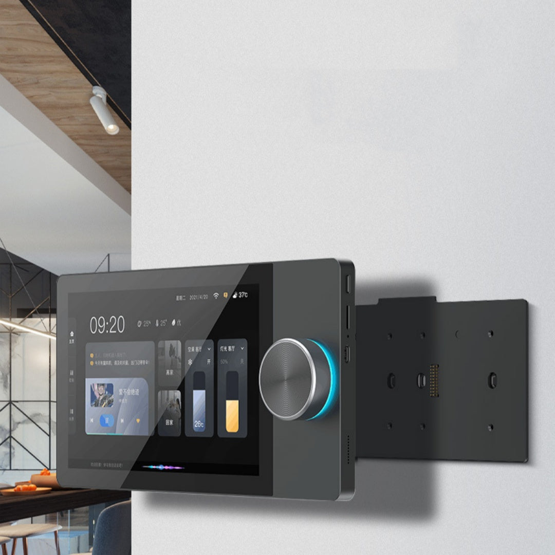 Graffiti smart central control home panel with touch screen and smart home automation features