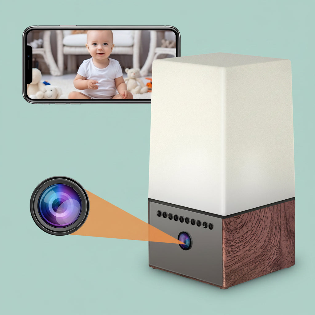 Wireless HD smart WiFi surveillance camera with night vision and two‑way audio
