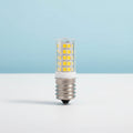 LED light bulb on a white background
