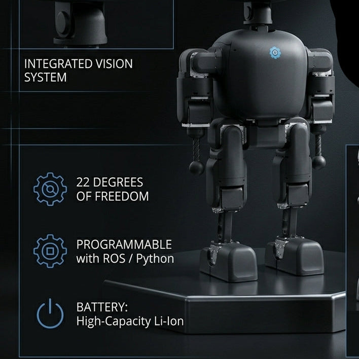 HighTorque Mini Pi+ Programmable Humanoid Robot