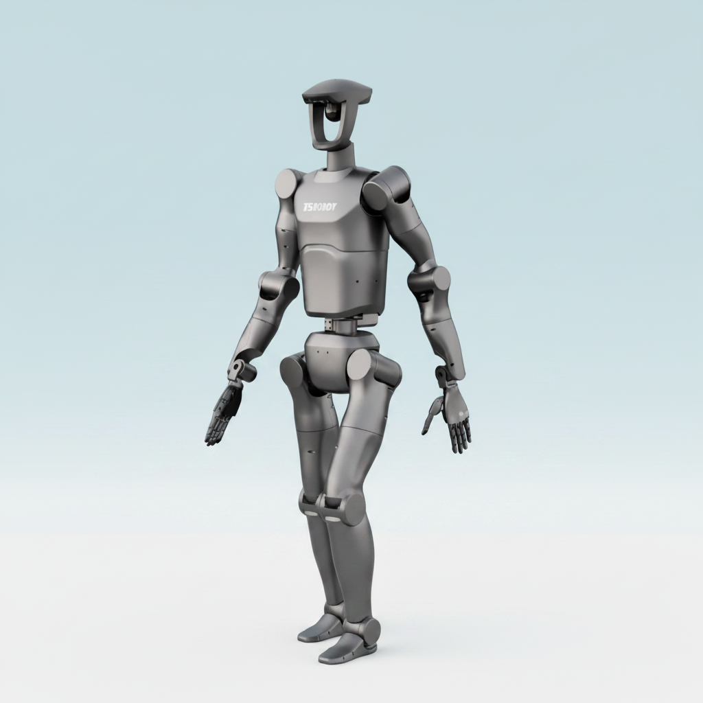 Robotic figure with 'Fujimi' branding on a white background