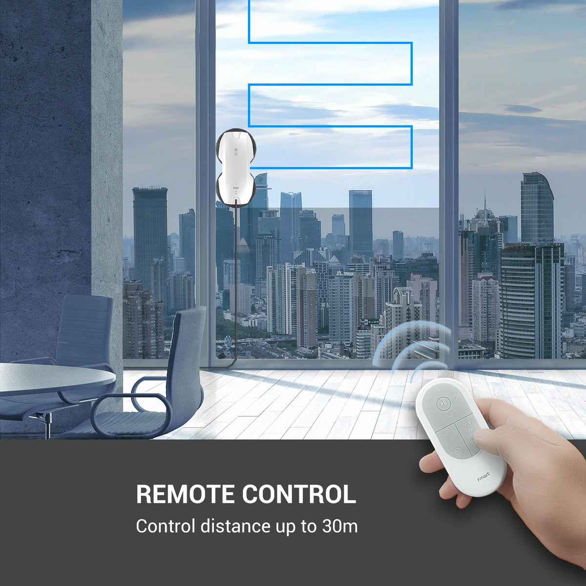 Window cleaner remote control