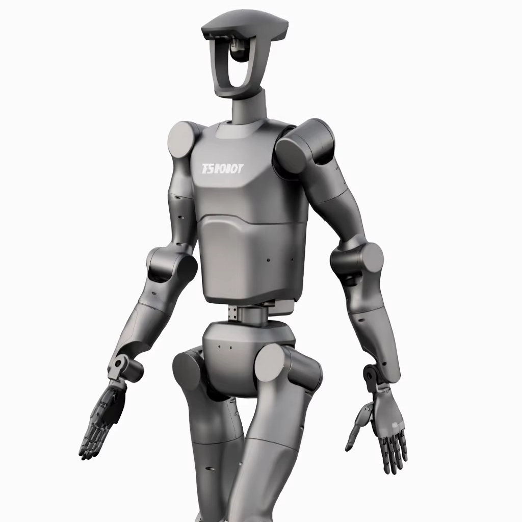 Robotic figure with 'Fujimi' branding on a white background