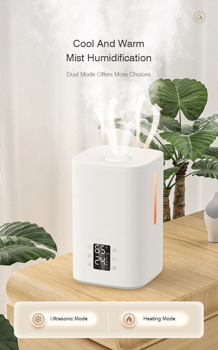 Humidifier in a room