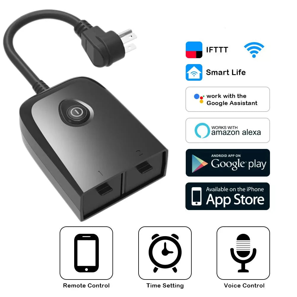 Outdoor plug with app