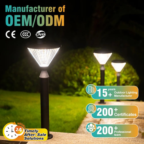 Aluminium Solar Path Bollard