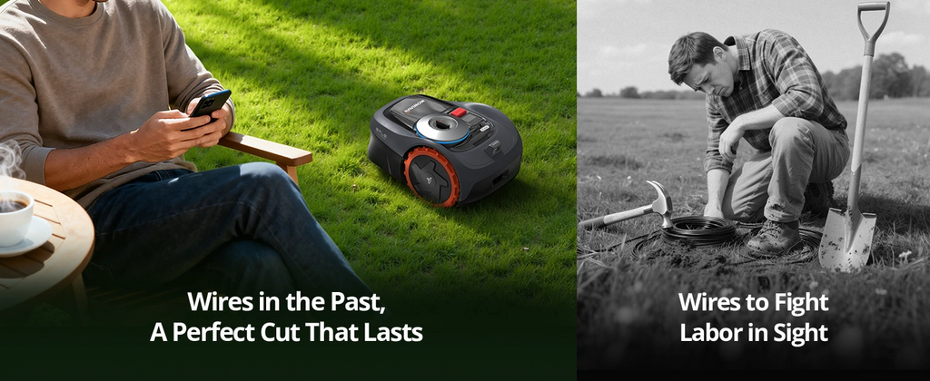 Navimow i110n Robotic Lawn Mower — Wire-Free, RTK + Vision AI