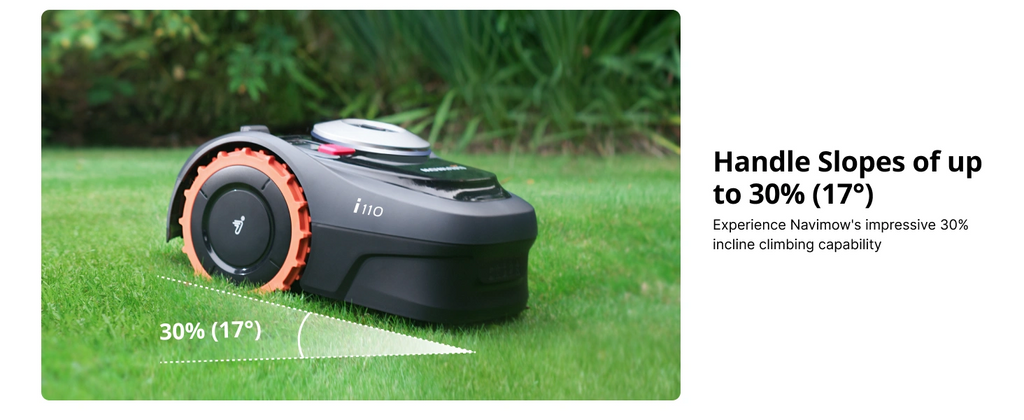 Navimow i110n Robotic Lawn Mower — Wire-Free, RTK + Vision AI
