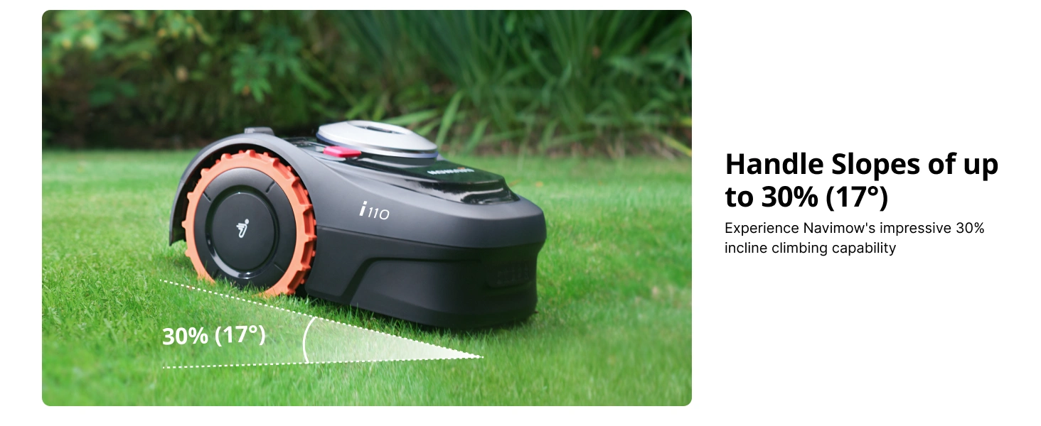 Navimow i110n Robotic Lawn Mower — Wire-Free, RTK + Vision AI