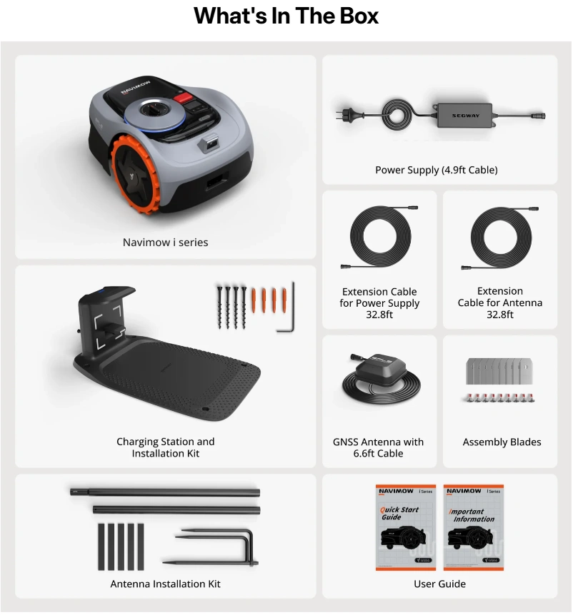 Navimow i110n Robotic Lawn Mower — Wire-Free, RTK + Vision AI