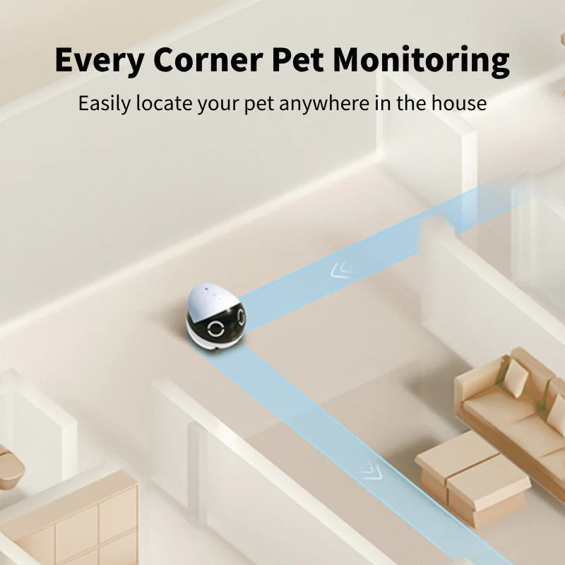 ROLA Mini Pet Monitor — 2K Camera, 25-Day Battery Life