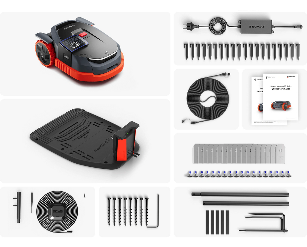 Collection of tools and accessories on a white background