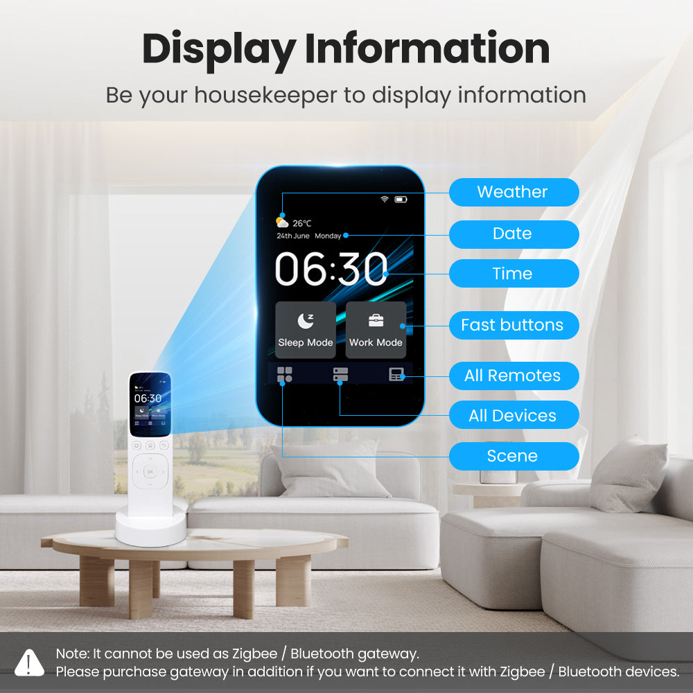 Smart home wireless charging remote control for multi‑device automation