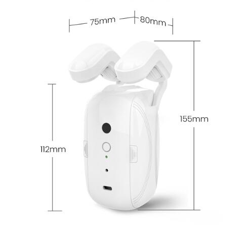 WiFi smart curtain robot for Roman rod curtains with app and voice control automation