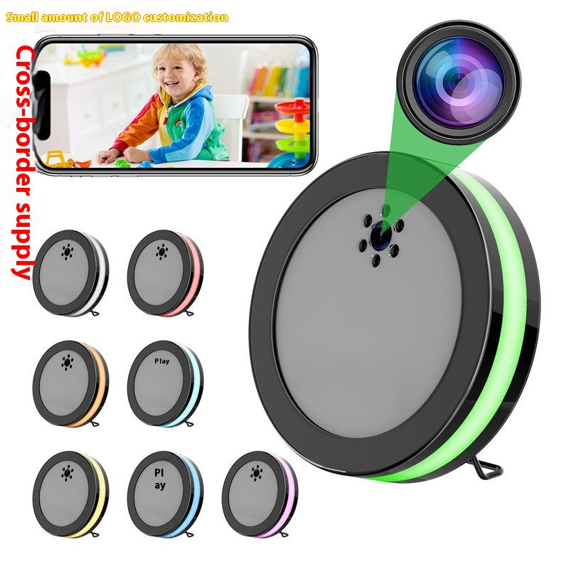 Wireless smart surveillance camera with HD video, motion alerts, and two‑way voice conversation