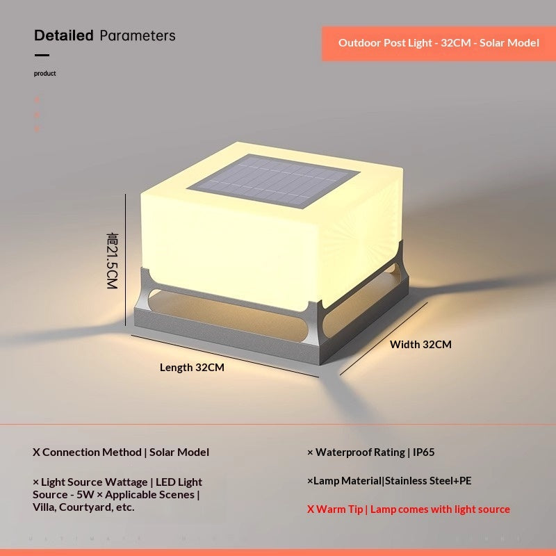 Haven Solar Pillar Light - view 7