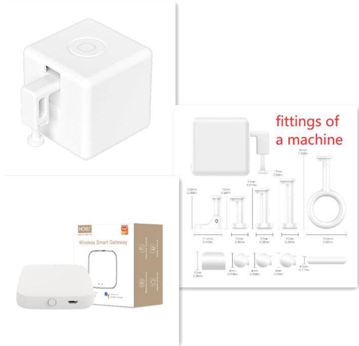 Bluetooth finger robot button pusher with Smart Life App and voice control automation