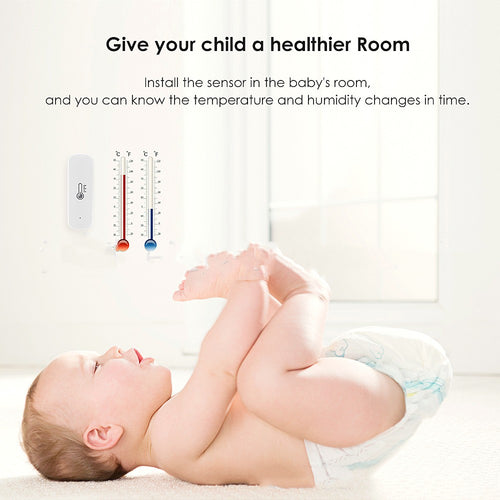 Zigbee smart hygrograph with WiFi app monitoring and voice control for temperature and humidity tracking