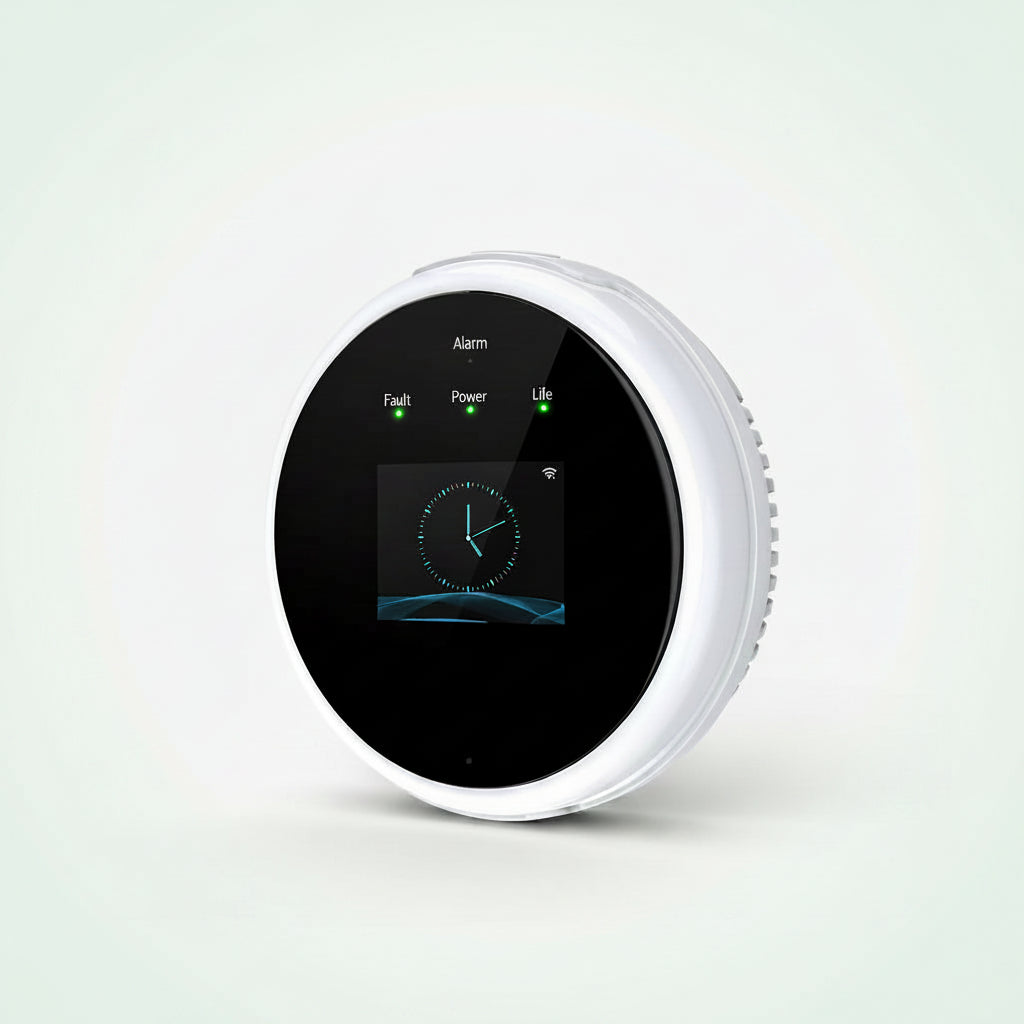 Smart home gas alarm with simple design and fast gas leak detection