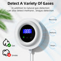 WiFi smart gas detector with real‑time leak alerts and mobile app monitoring