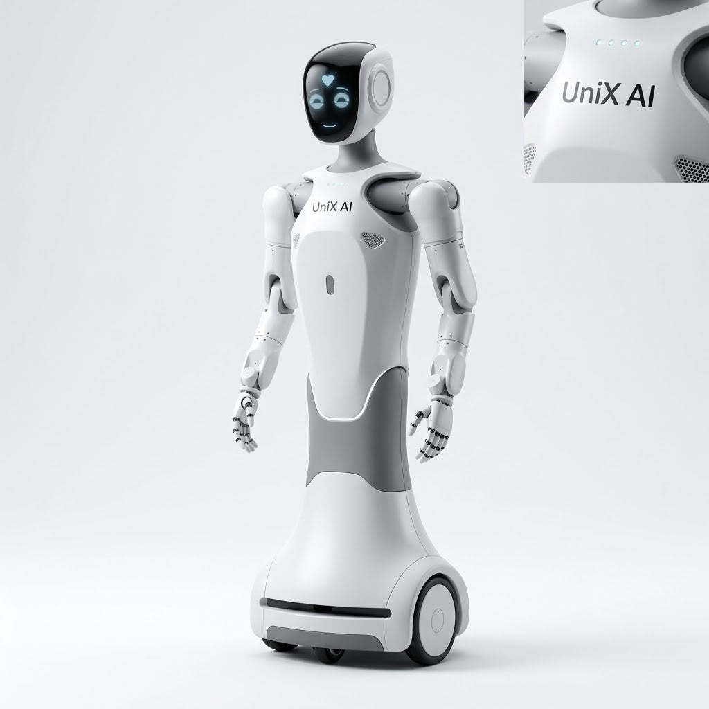UniX AI Wanda 2.0 Wheeled Dual-Arm Humanoid Robot