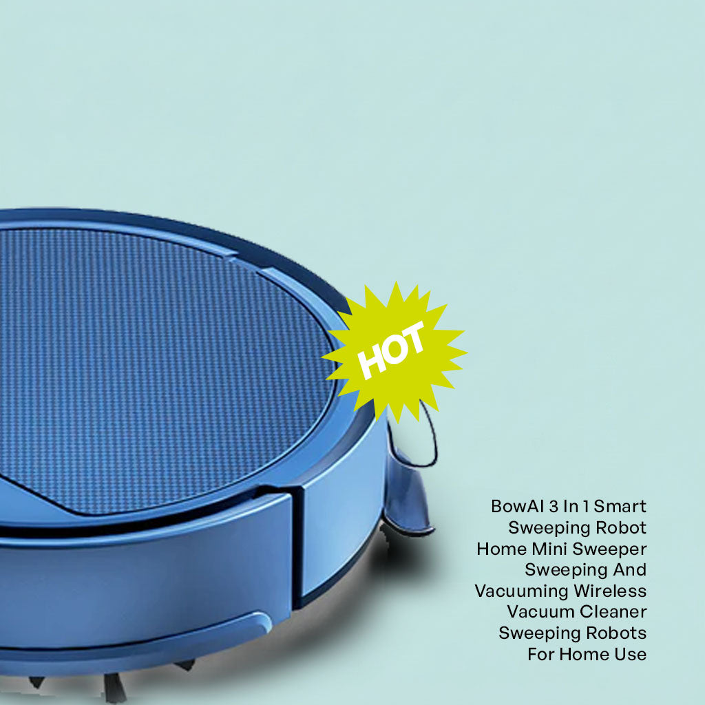BowAI 3 In 1 Smart Sweeping Robot Home Mini Sweeper Sweeping And Vacuuming Wireless Vacuum Cleaner Sweeping Robots For Home Use