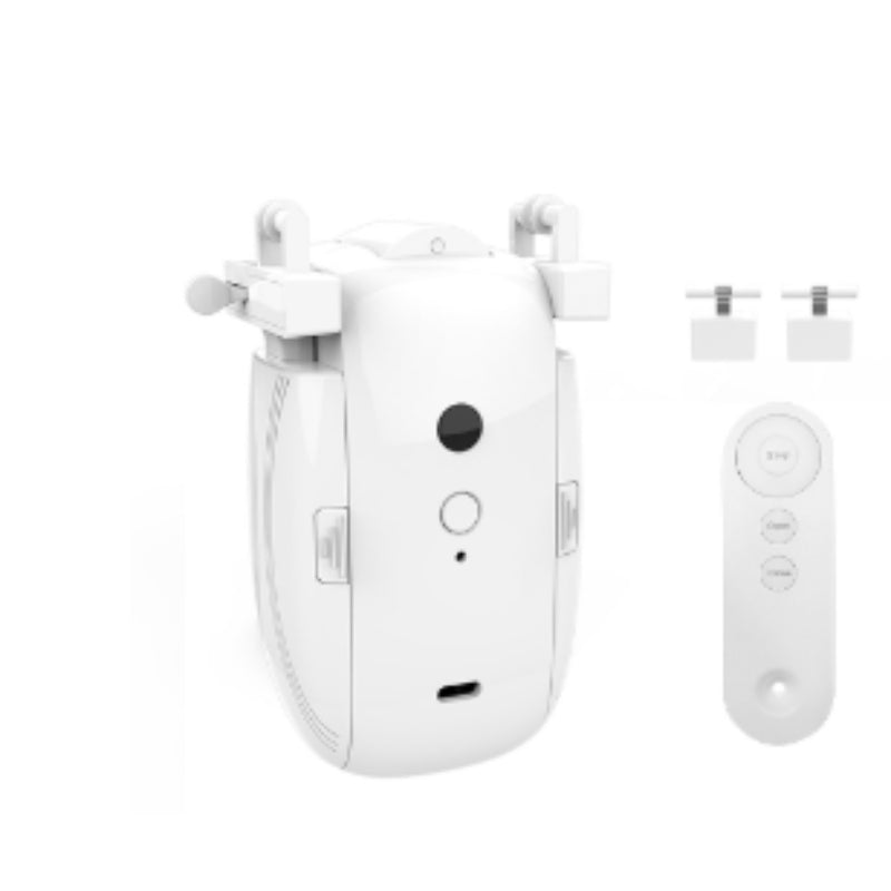 WiFi smart curtain robot for Roman rod curtains with app and voice control automation