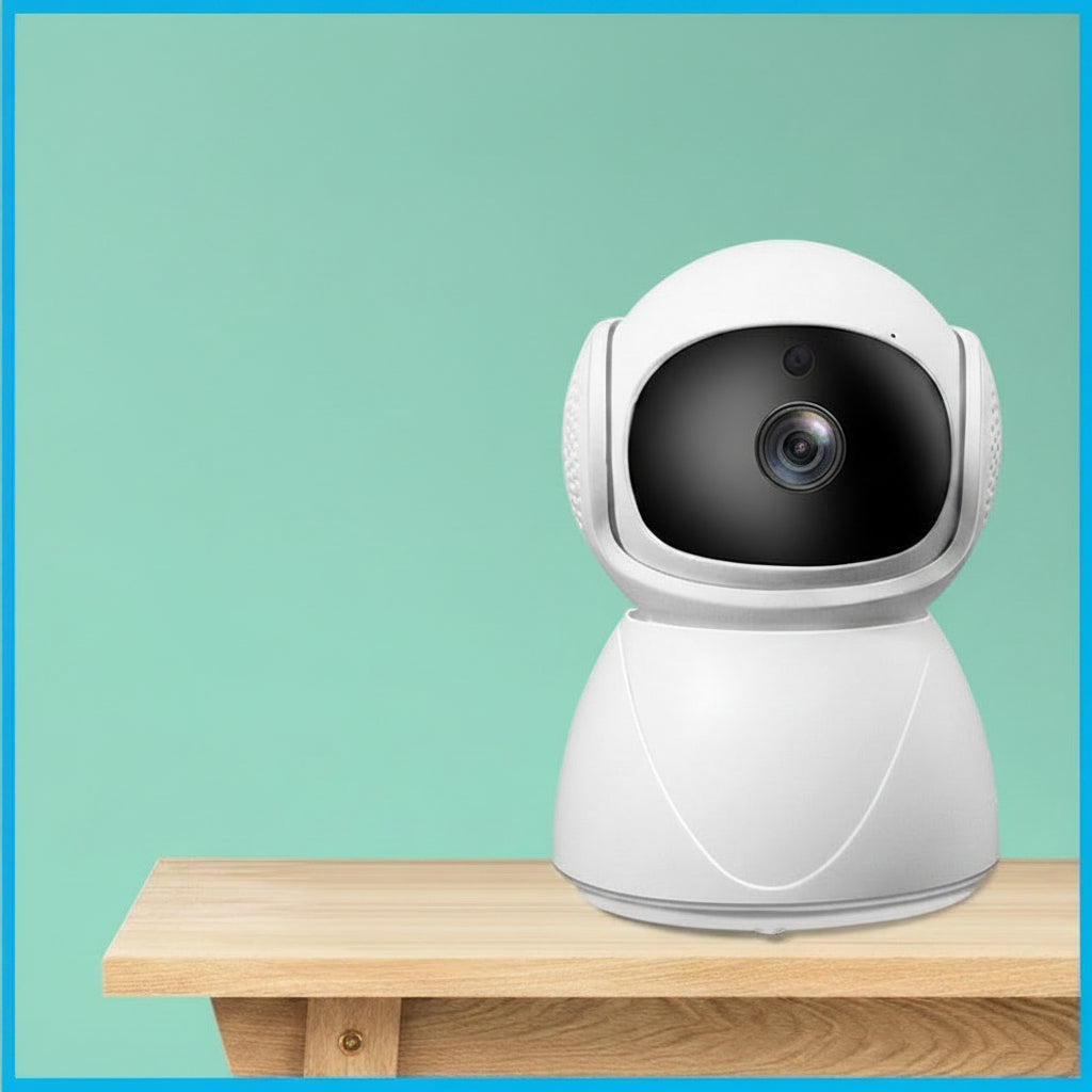 Smart HD wireless WiFi surveillance camera with night vision and motion alerts
