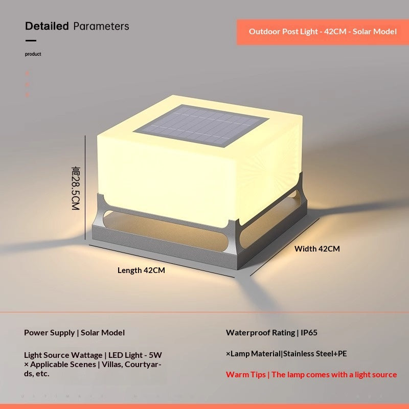 Haven Solar Pillar Light - view 3