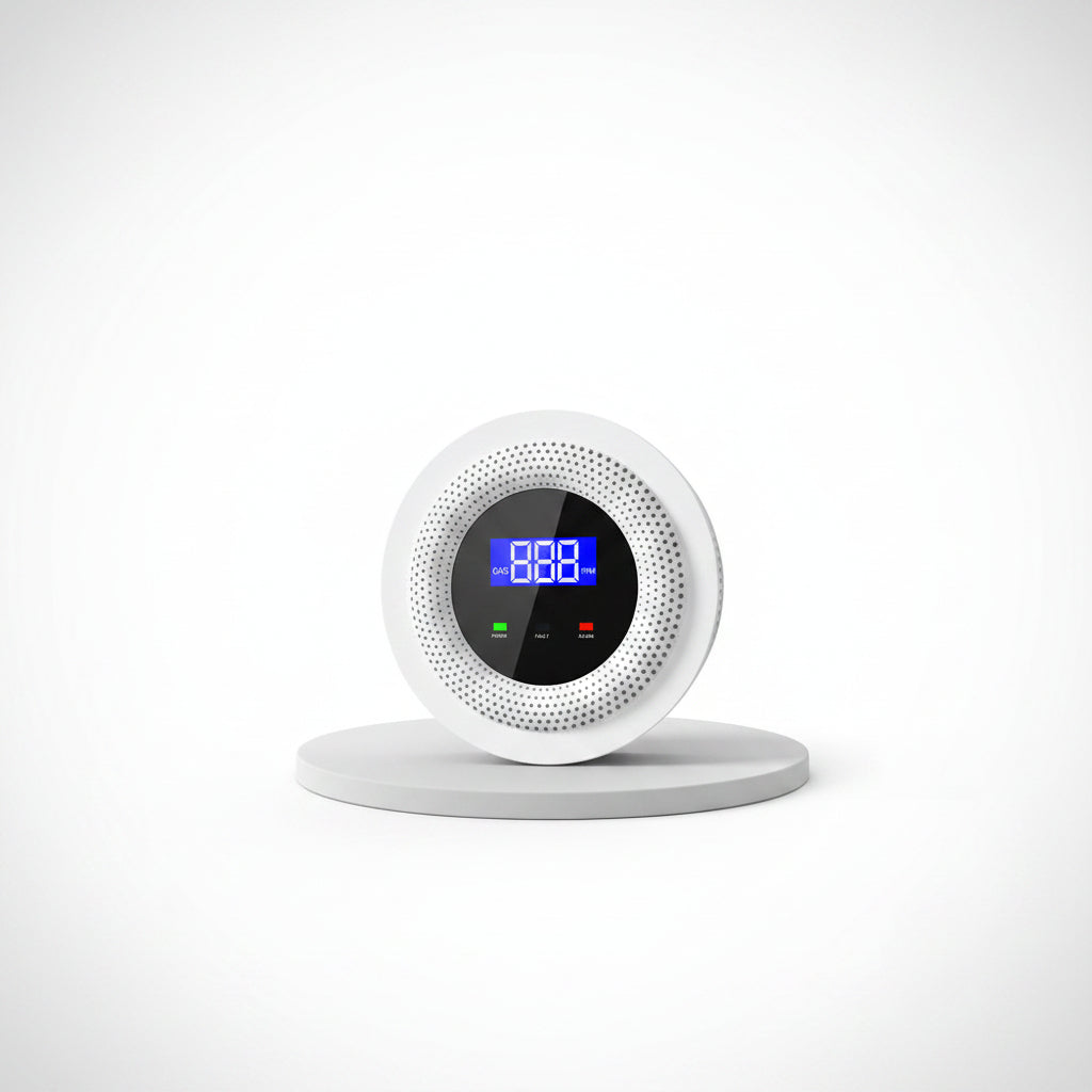 WiFi smart gas detector with real‑time leak alerts and mobile app monitoring